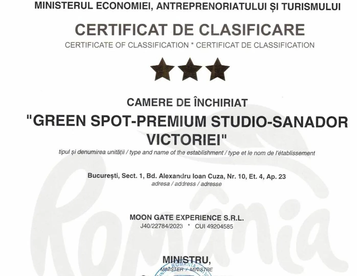Green Spot - Premium Studio - Sanador Victoriei Bucharest Romania